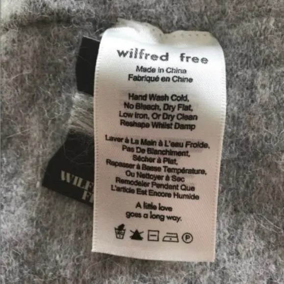 Wilfred Free Wool Alpaca Fei Fei Vest Size XXS - Picture 6 of 10